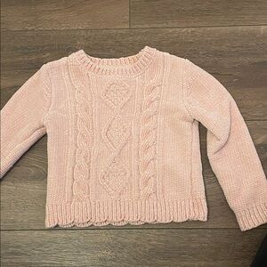 Tommy Bahama Pink Cable Knit Kids Sweater